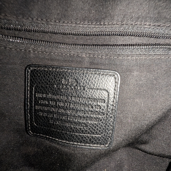 Coach Christie Carryall Leather Black Purse - Picture 6 of 9